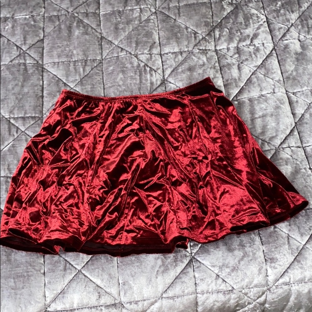 Velvet Skater Skirt